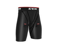 Šortky se suspenzorem CCM Compr, JR|XL|Black - černá